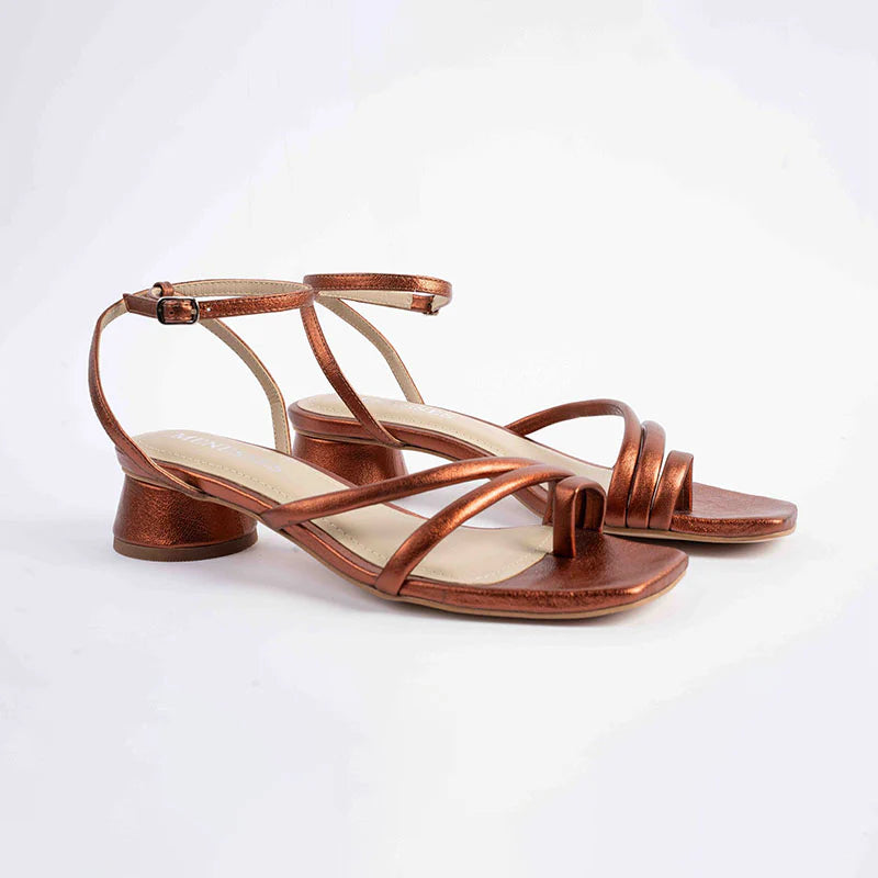 SANDALIA LIMEÑA COBRE