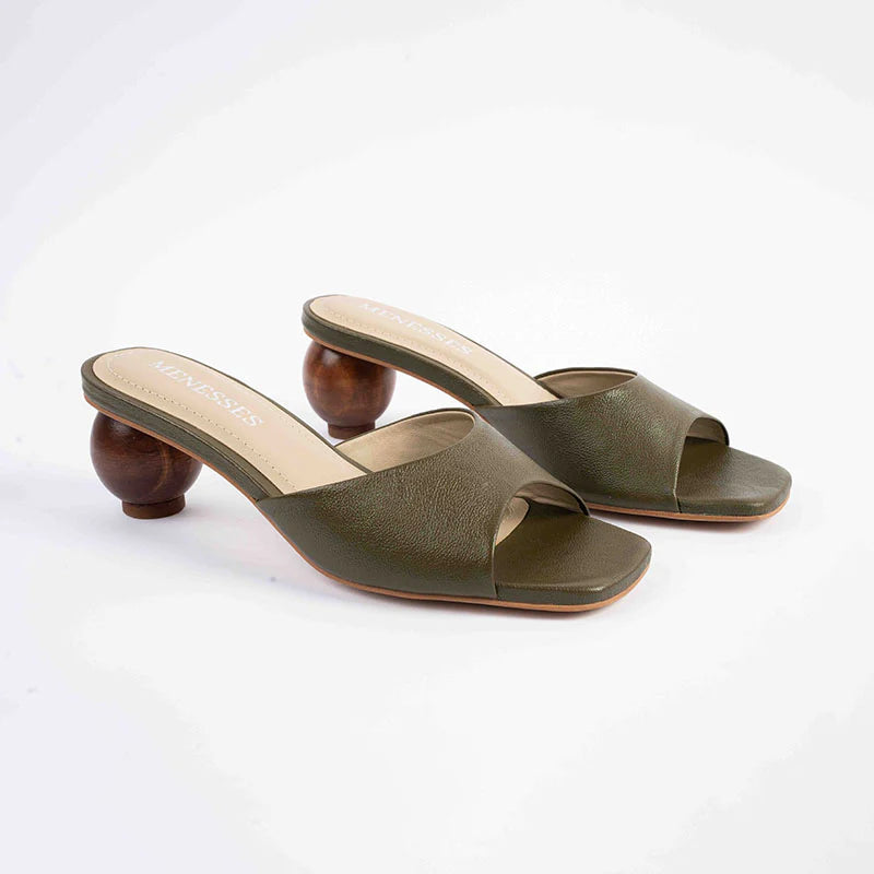 SANDALIA VERDE OLIVA