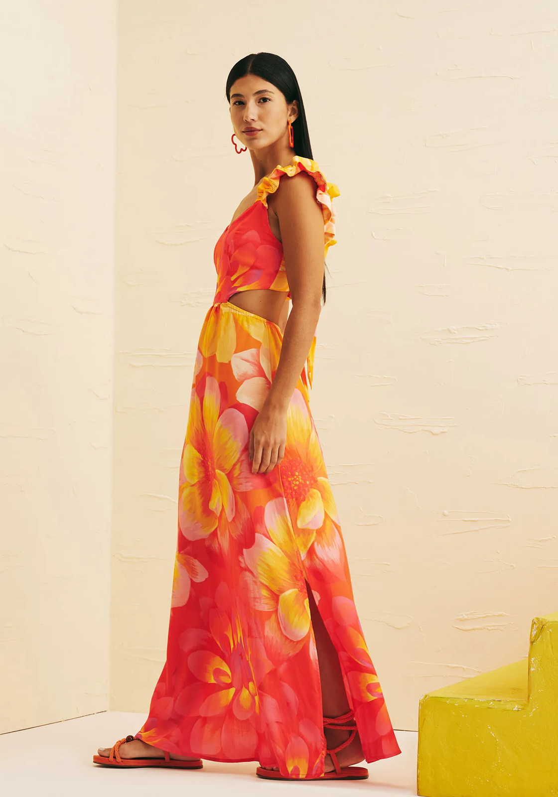 VESTIDO LARGO DALIA MEXICANA