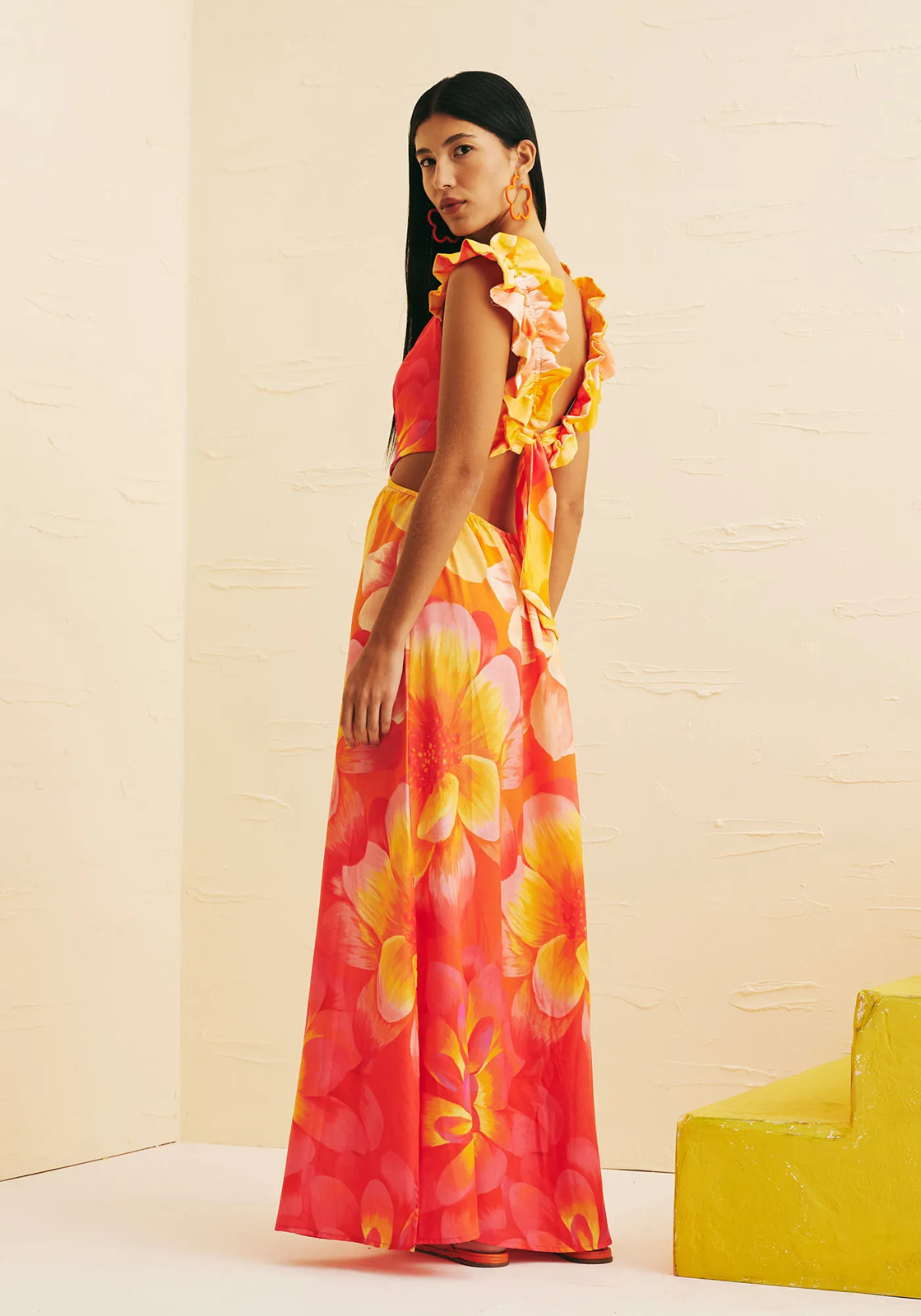 VESTIDO LARGO DALIA MEXICANA