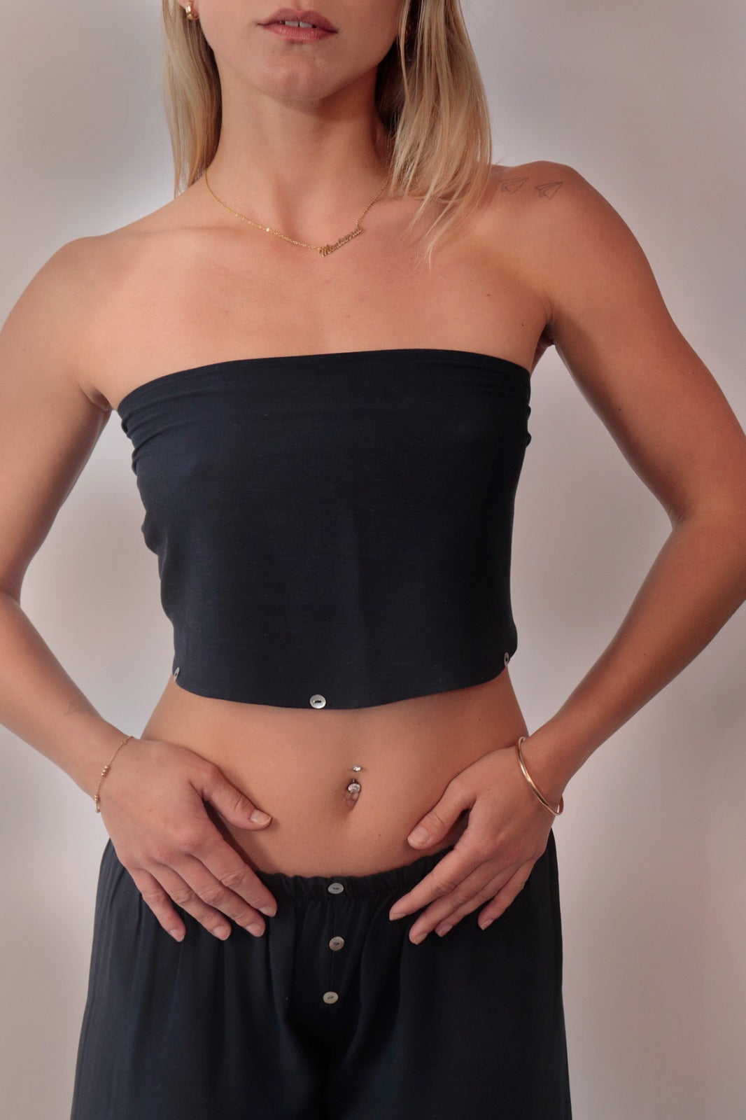 PANTALÓN + PAÑOLETA AZUL