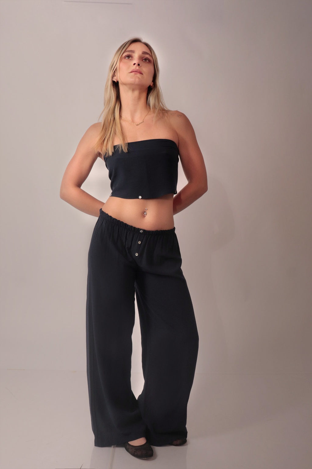 PANTALÓN + PAÑOLETA AZUL