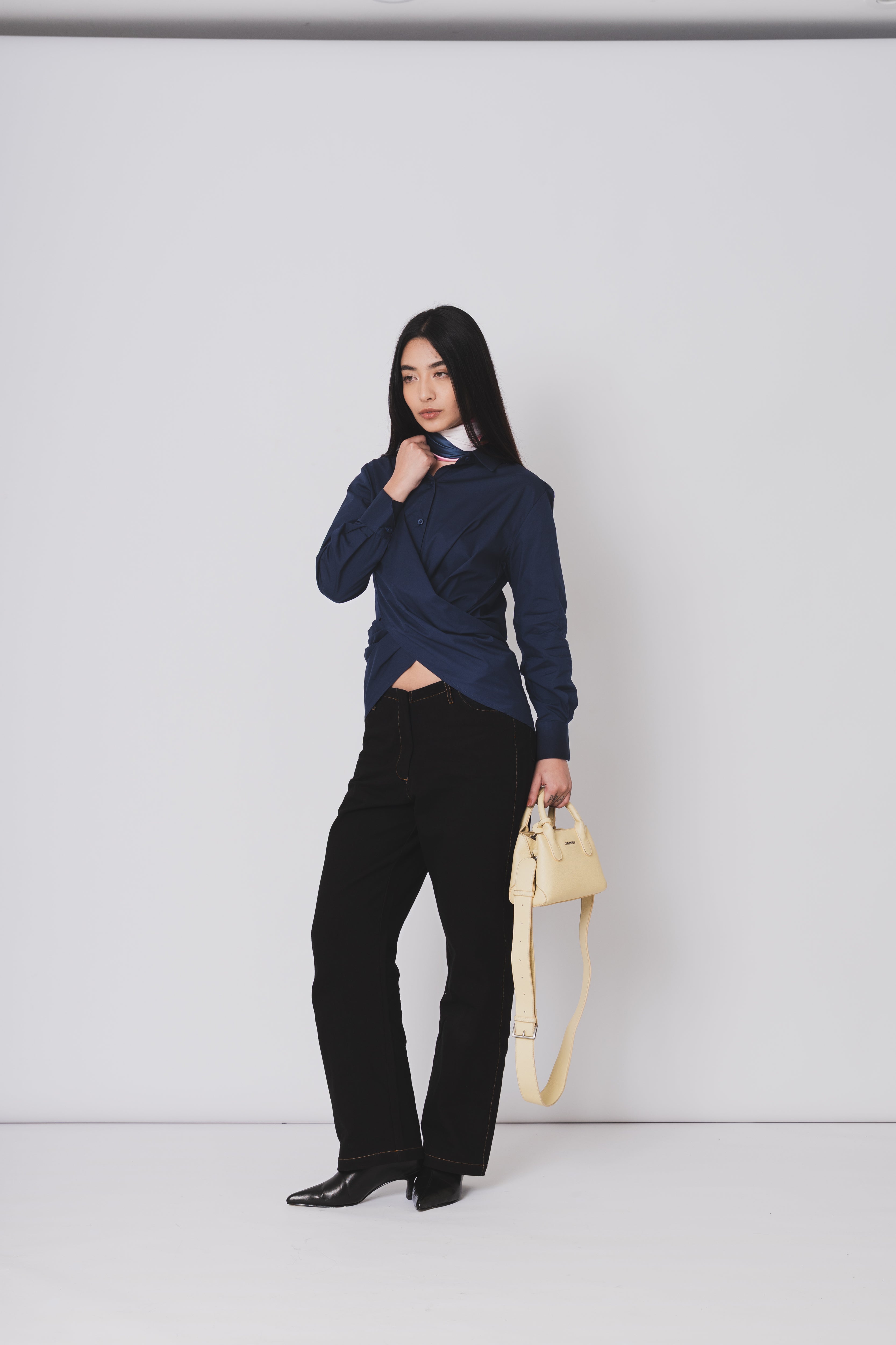 DENIM TROUSERS