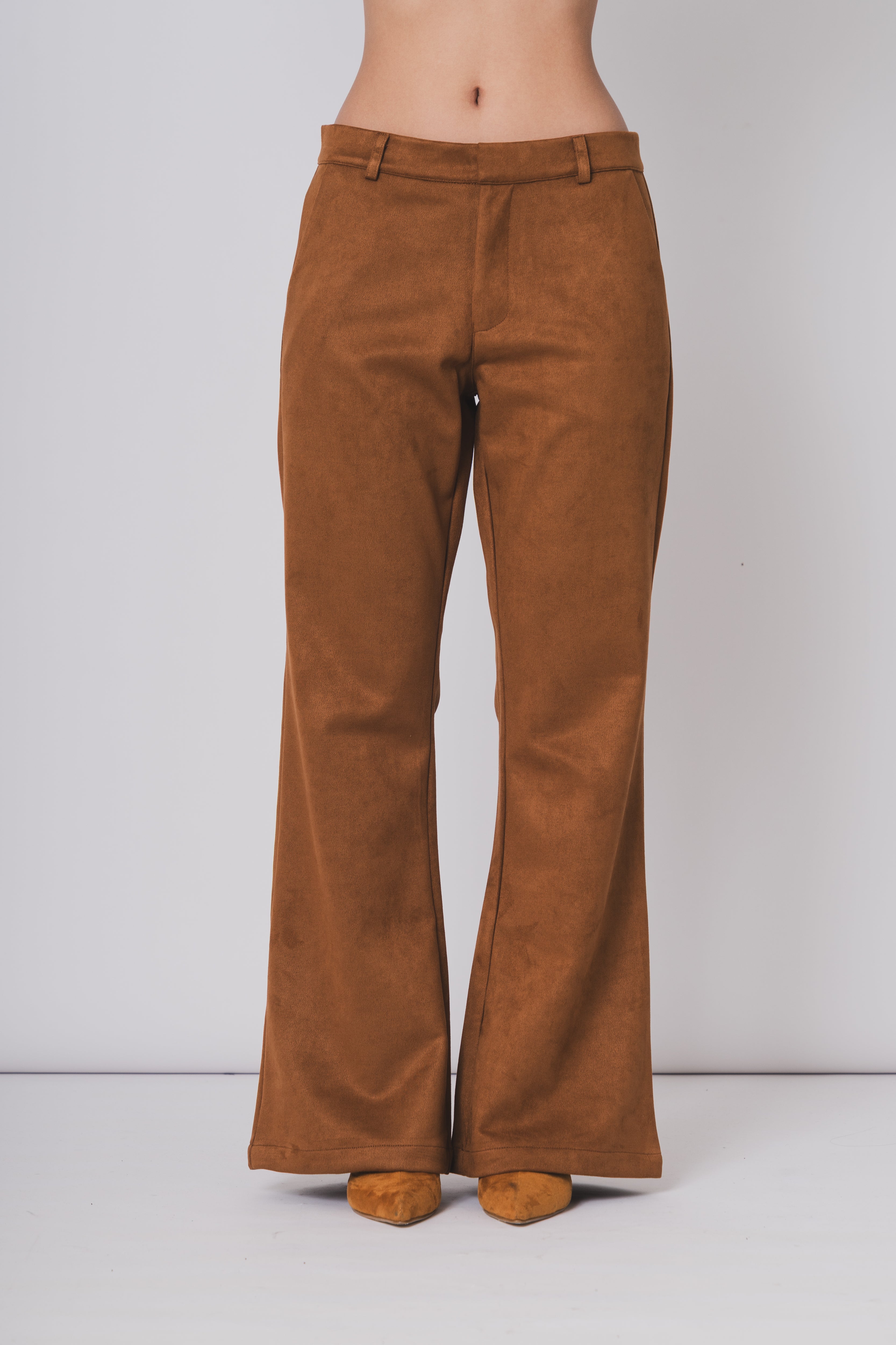 SUEDE TROUSERS