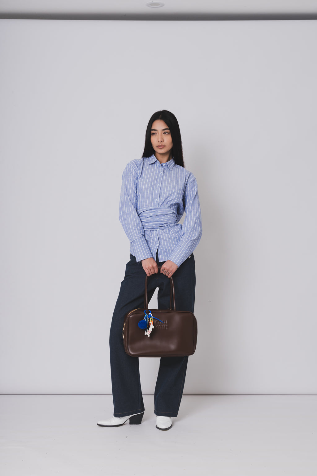 DENIM TROUSERS
