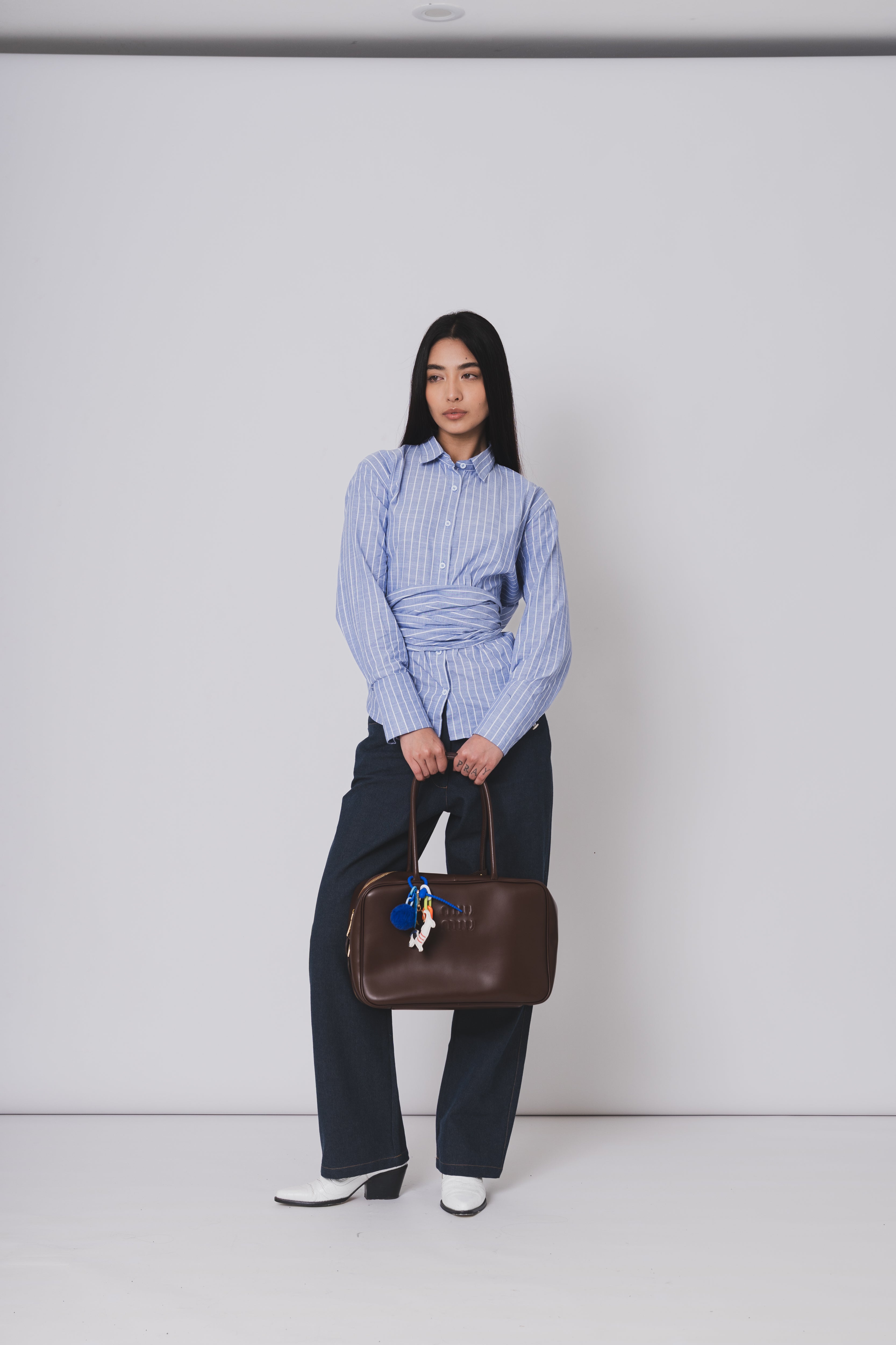 DENIM TROUSERS